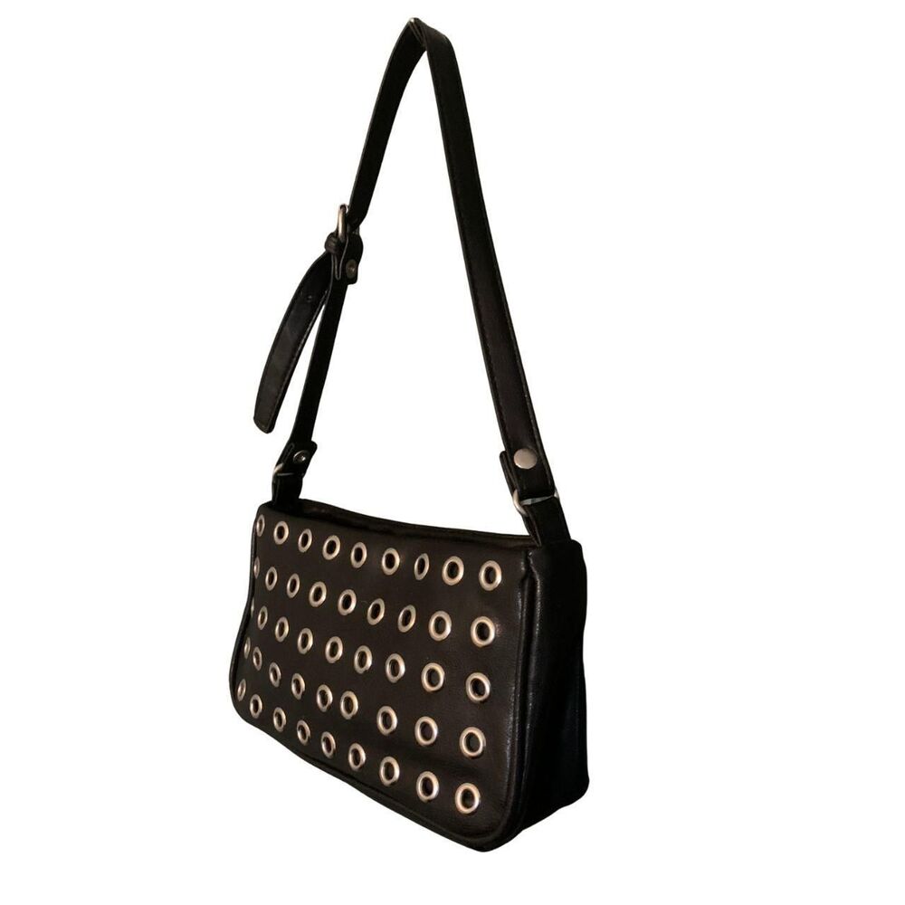 Women's Black and Silver Bag